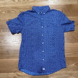 Vineyard Vines Blue Floral Casual Shirt